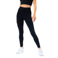 Black - Front - Hype Womens-Ladies Vintage Leggings