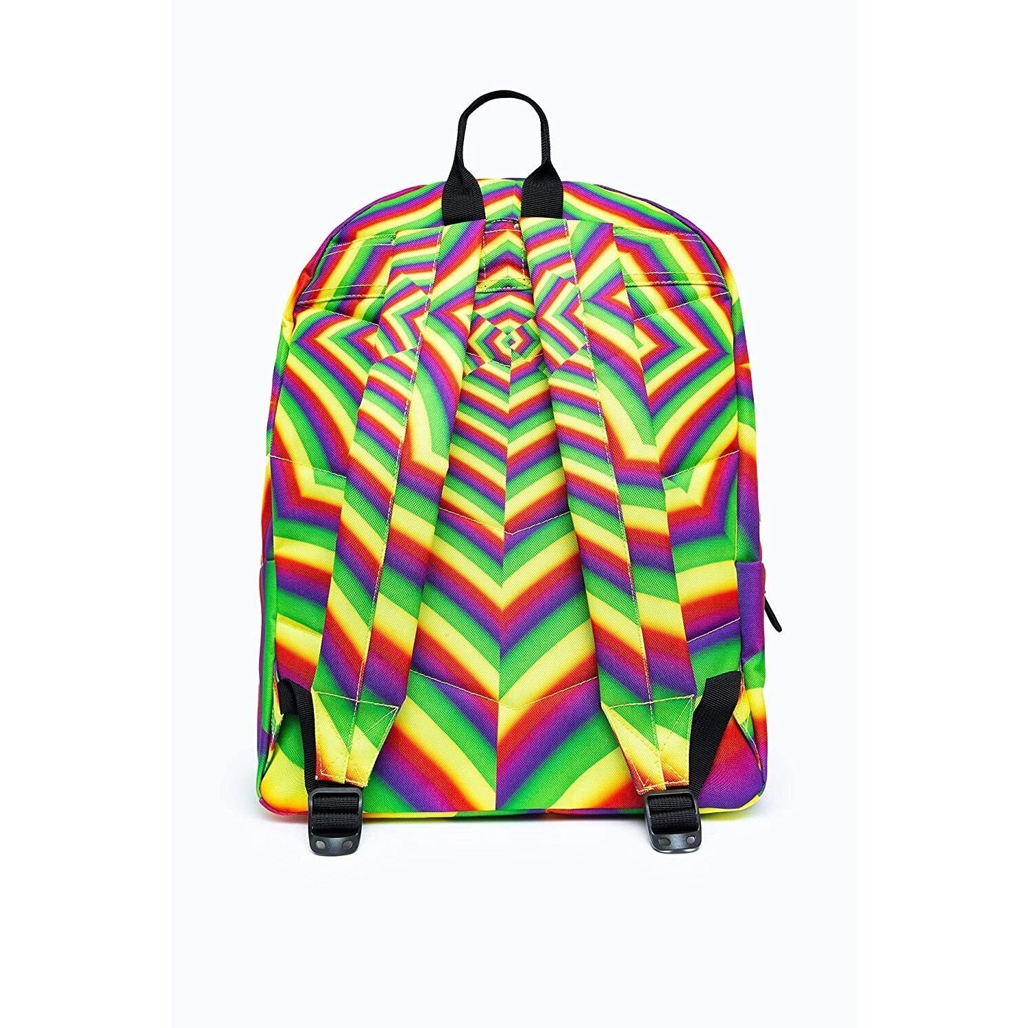 Green-Yellow-Red-Purple - Back - Hype Optic Rainbow Backpack