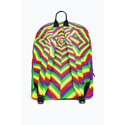 Green-Yellow-Red-Purple - Back - Hype Optic Rainbow Backpack