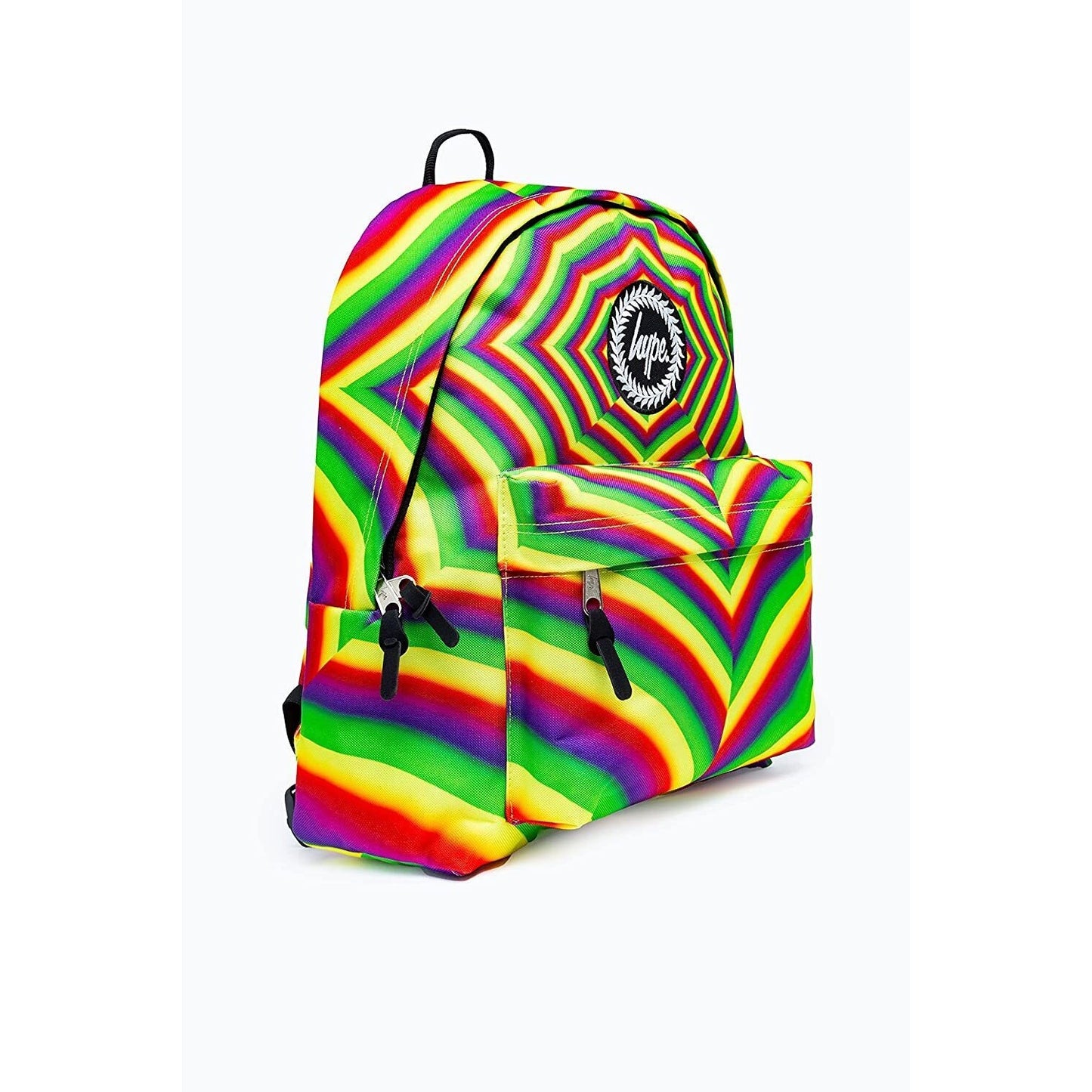 Green-Yellow-Red-Purple - Side - Hype Optic Rainbow Backpack