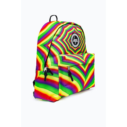 Green-Yellow-Red-Purple - Side - Hype Optic Rainbow Backpack