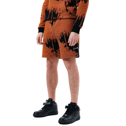 Black-Bronze - Front - Hype Mens Palm Tree Shorts