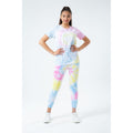 Multicoloured - Back - Hype Girls Pastel Rainbow Tie Dye Logo T-Shirt