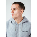 Grey Marl - Lifestyle - Hype Mens Zipped Oversized Hoodie