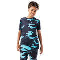 Navy-Blue - Front - Hype Childrens-Kids Wave Camo T-Shirt
