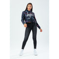 Navy - Back - Hype Girls Galaxy Crop Hoodie