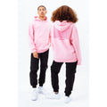 Pink - Front - Hype Unisex Adult Back Print Continu8 Oversized Hoodie
