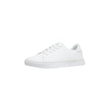 White - Front - Hype Childrens-Kids Court Leather Trainers