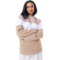 Nude-White - Front - Hype Womens-Ladies Leopard Hoodie
