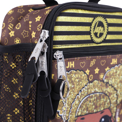 Brown-Gold - Lifestyle - Hype LOL Surprise Queen Bee Lunch Bag
