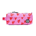 Pink-Red - Front - Hype Scribble Heart Pencil Case