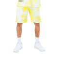 Yellow-White - Front - Hype Unisex Adult Printed Continu8 Jersey Shorts