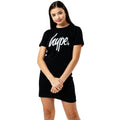 Black - Front - Hype Girls Glitter T-Shirt Dress