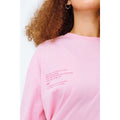 Pink - Close up - Hype Unisex Adult Back Print Continu8 Oversized T-Shirt