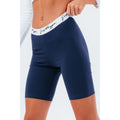 Navy - Back - Hype Womens-Ladies Scribble Cycling Shorts