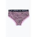 Pink-Brown - Back - Hype Girls Disco Leopard Underwear Set