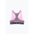 Pink-Brown - Side - Hype Girls Disco Leopard Underwear Set