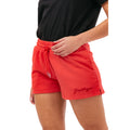 Red - Front - Hype Womens-Ladies Baggy High Waist Jersey Shorts