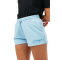 Blue - Front - Hype Womens-Ladies Baggy High Waist Jersey Shorts