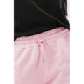 Pink - Side - Hype Womens-Ladies Baggy High Waist Jersey Shorts