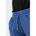Navy - Side - Hype Womens-Ladies Baggy High Waist Jersey Shorts