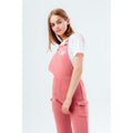 Pink - Side - Hype Girls Dungarees