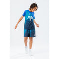 Blue - Back - Hype Childrens-Kids Drips Shorts