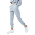 Grey - Front - Hype Womens-Ladies Jogging Bottoms