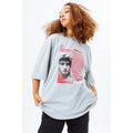 Grey - Back - Hype Unisex Adult Continu8 Oversized T-Shirt