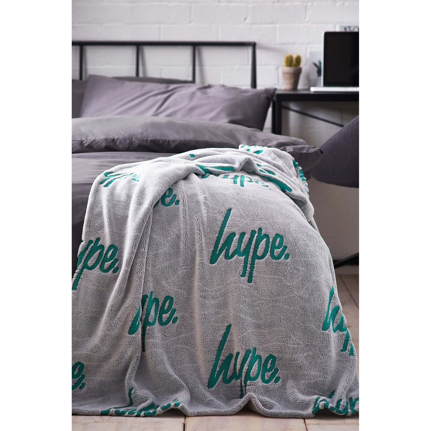 Grey-Blue - Back - Hype Thermo Throw