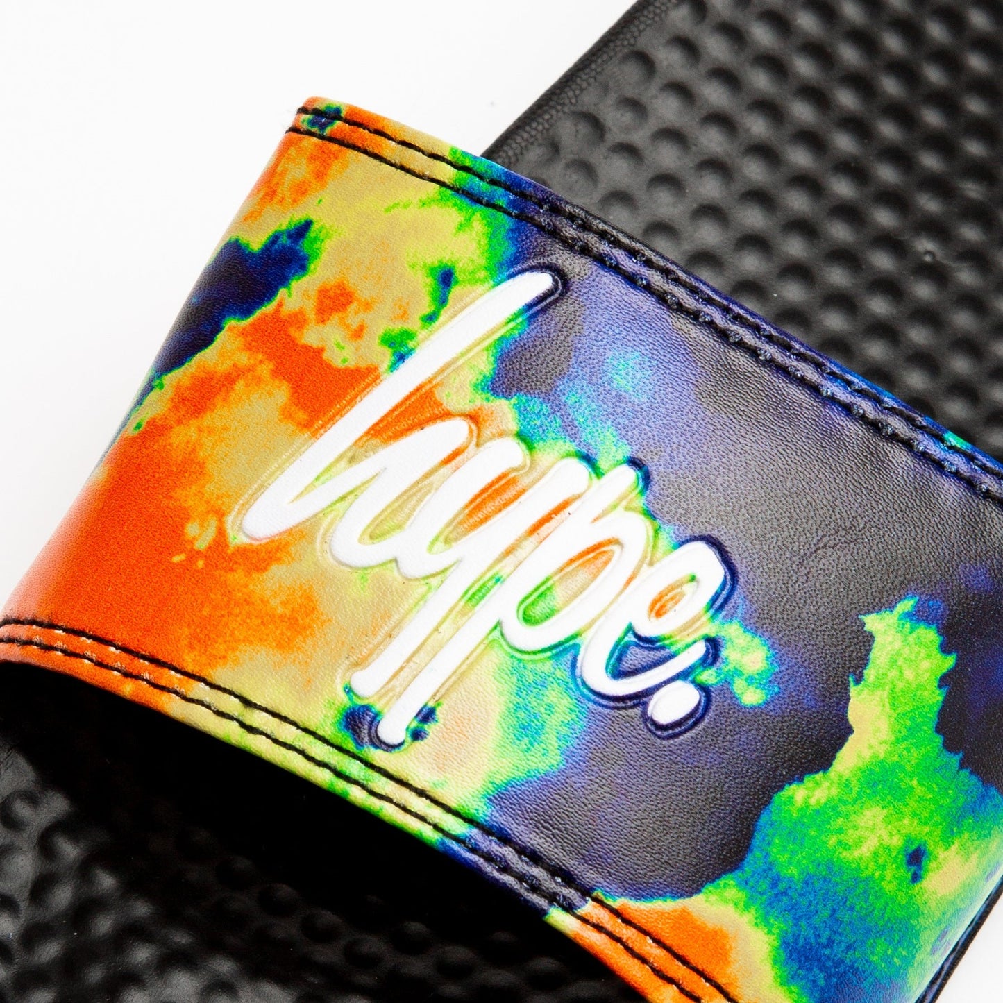 Black-Orange-Green - Back - Hype Childrens-Kids Heat Clouds Script Sliders
