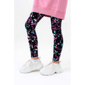 Pink-Black-Blue - Lifestyle - Hype Girls Paint Splatter Longline Hoodie And Leggings Set