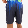 Black-Pacific Blue - Side - Hype Boys Drips Swim Shorts