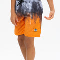 Orange-White - Back - Hype Boys Drips Swim Shorts