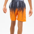 Orange-White - Side - Hype Boys Drips Swim Shorts