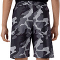 Grey-Black - Back - Hype Boys Camouflage Swim Shorts