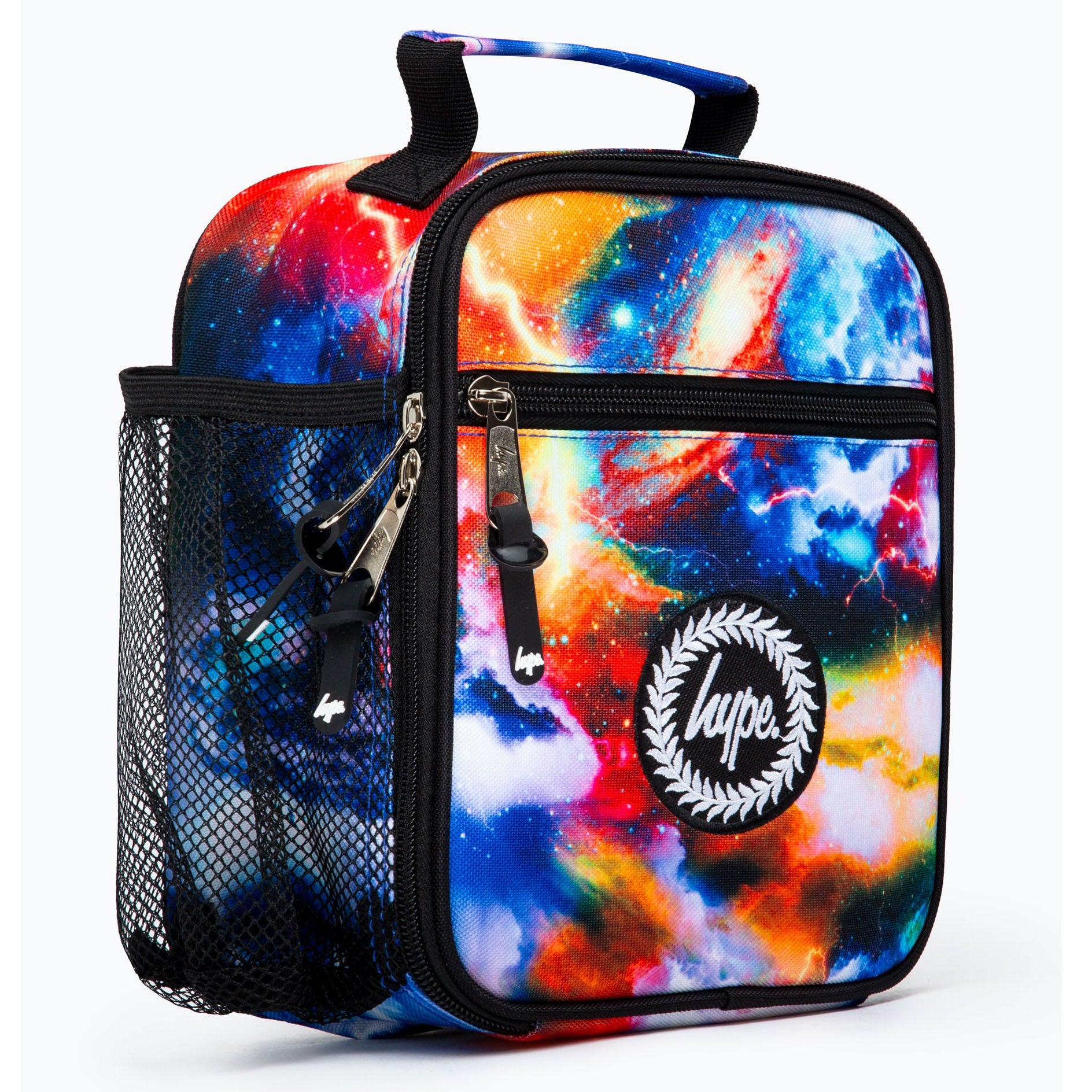 Orange-Blue - Side - Hype Lightning Galaxy Lunch Box