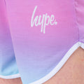 Lilac - Side - Hype Girls Fade Script Shorts