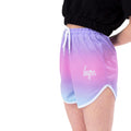 Lilac - Front - Hype Girls Fade Script Shorts