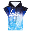 Blue-White-Black - Front - Hype Boys Fade Hooded Towel