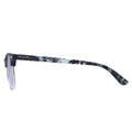 Black-Silver - Side - Hype Womens-Ladies Club Low Sunglasses