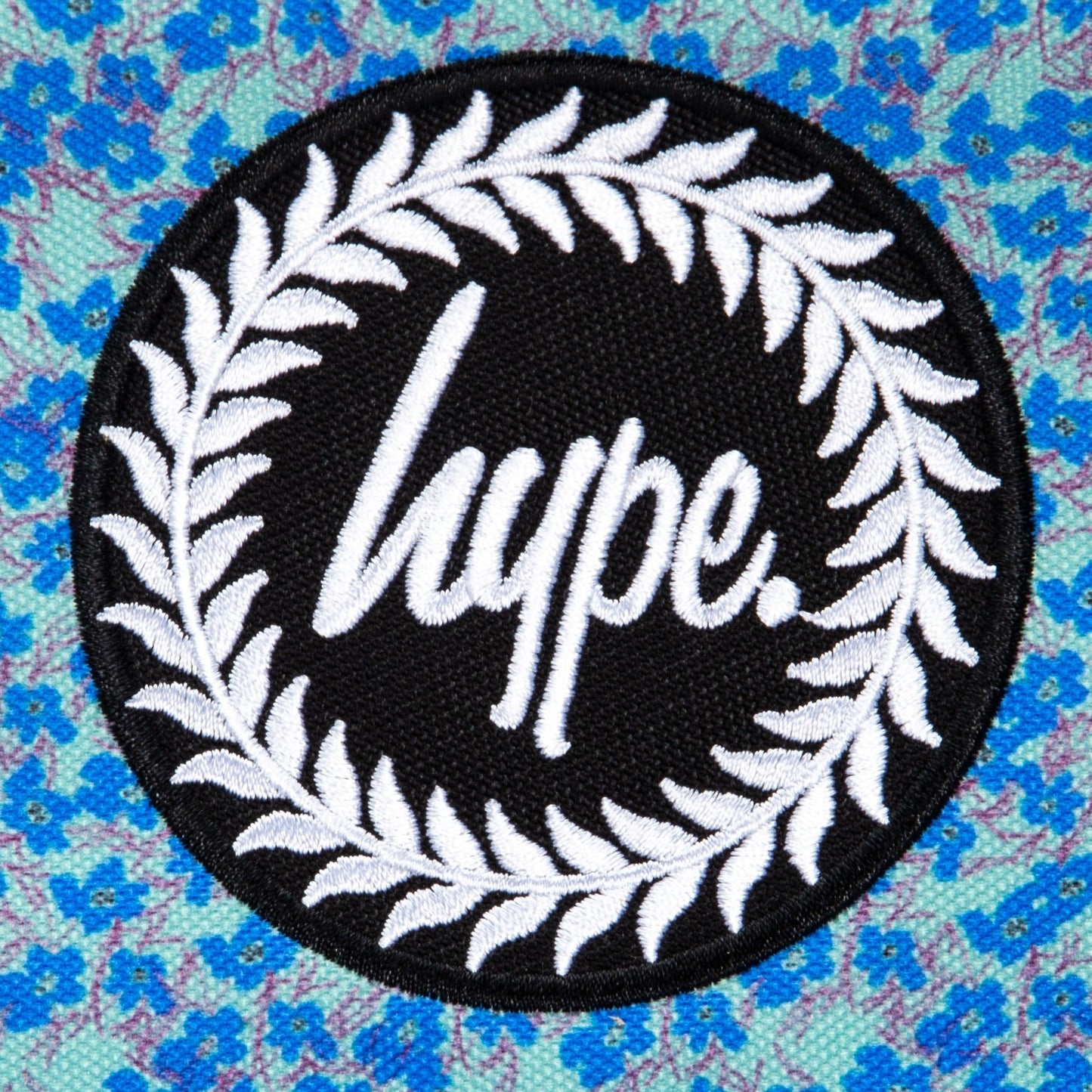 Blue-Green - Close up - Hype Ditsy Floral Backpack