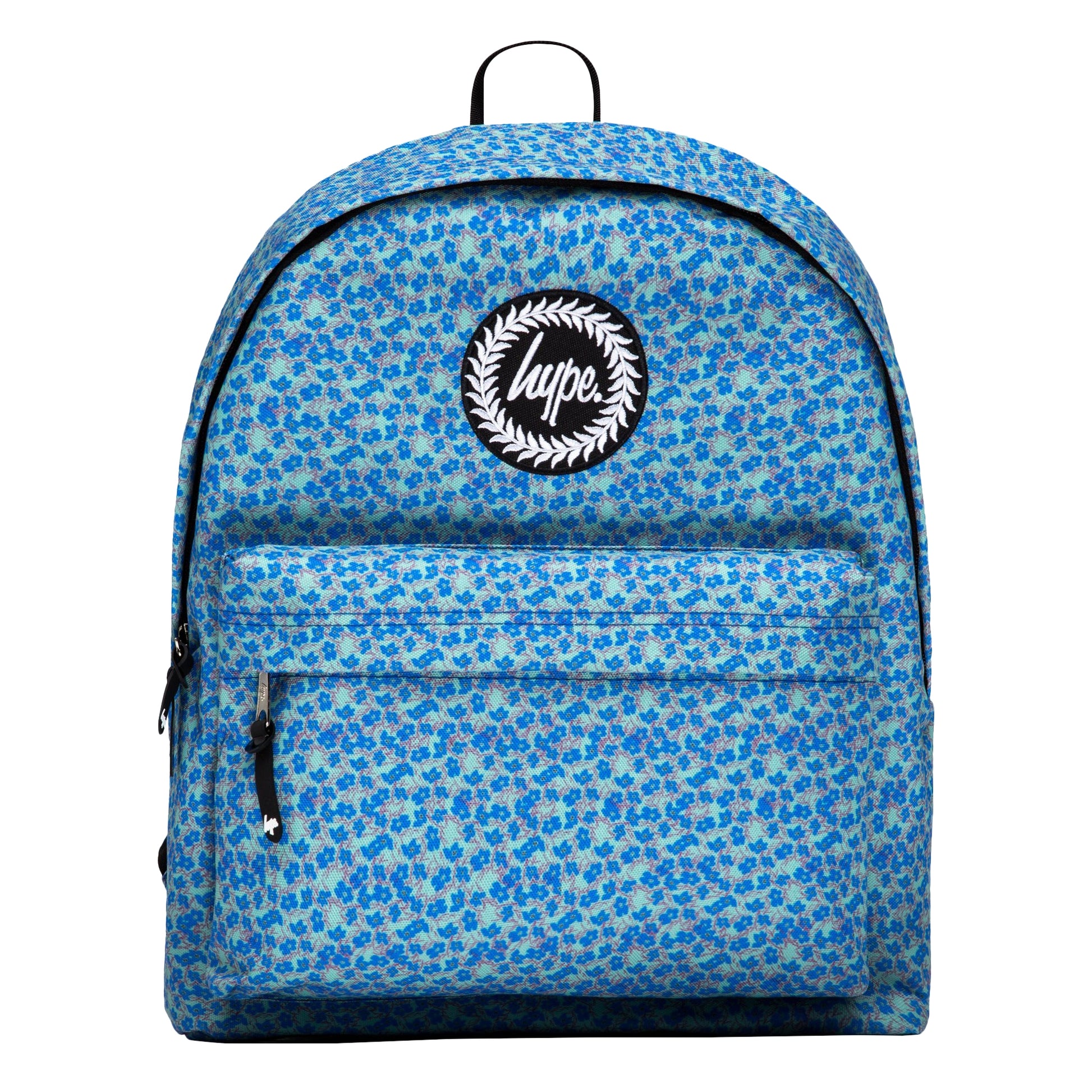 Blue-Green - Front - Hype Ditsy Floral Backpack