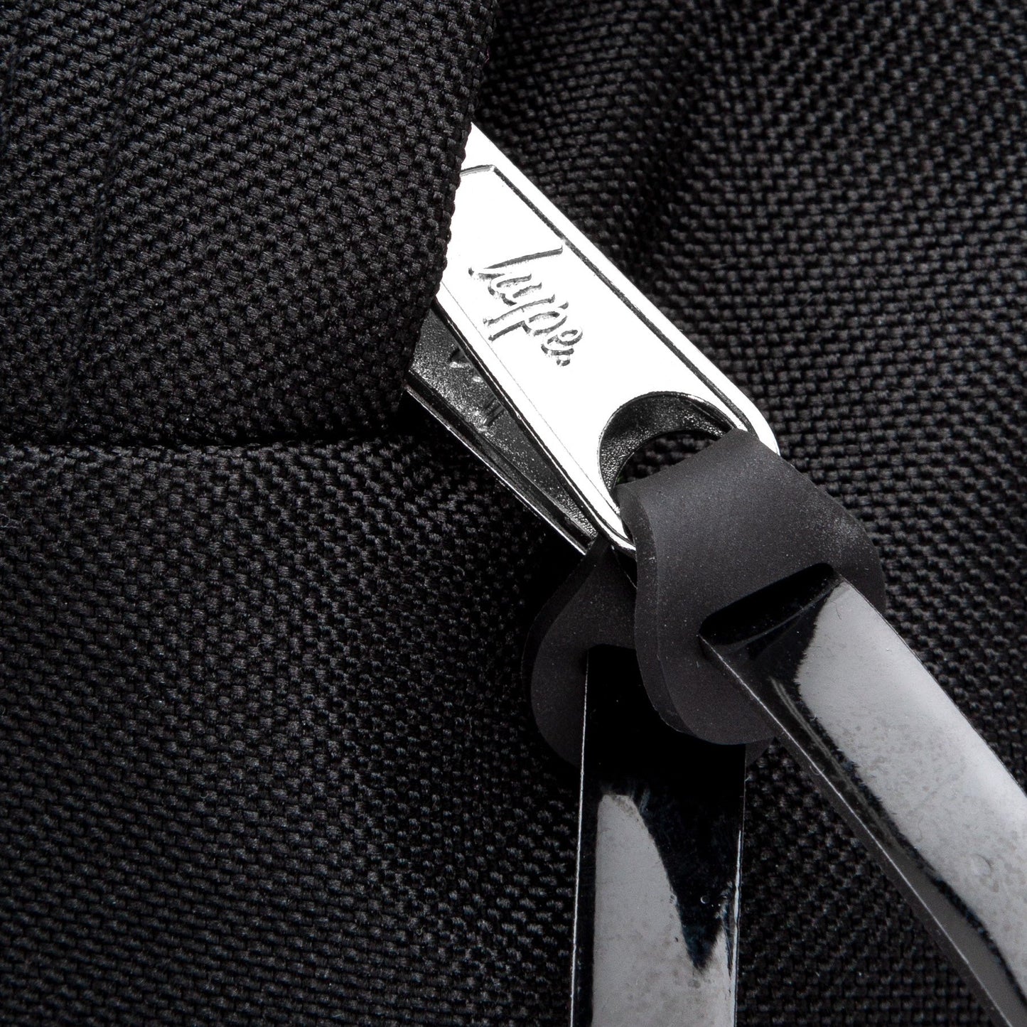 Black-White - Pack Shot - Hype Logo Backpack