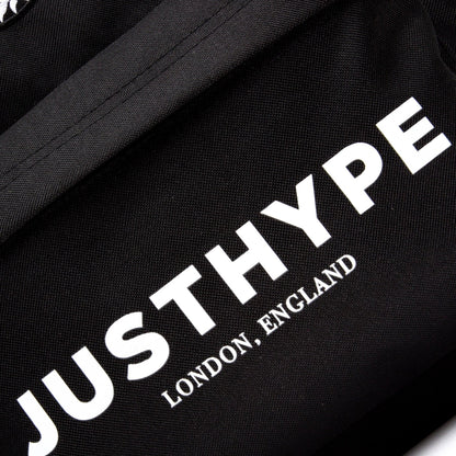 Black-White - Close up - Hype Logo Backpack