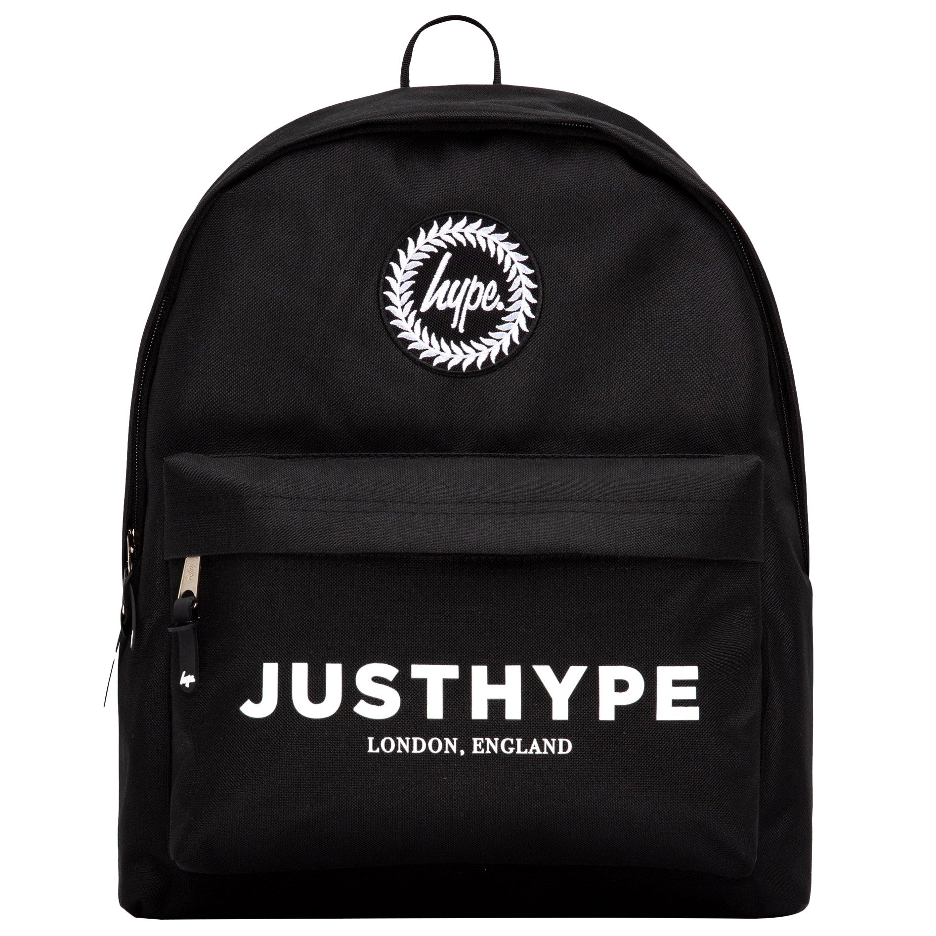 Black-White - Front - Hype Logo Backpack