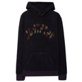 Navy - Front - Hype Mens Varsity Camo Fleece Hoodie