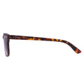 Brown - Side - Hype Womens-Ladies Club Tortoise Shell Sunglasses