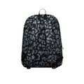 Black-Grey - Back - Hype Leopard Print Backpack