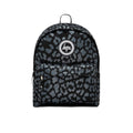 Black-Grey - Front - Hype Leopard Print Backpack